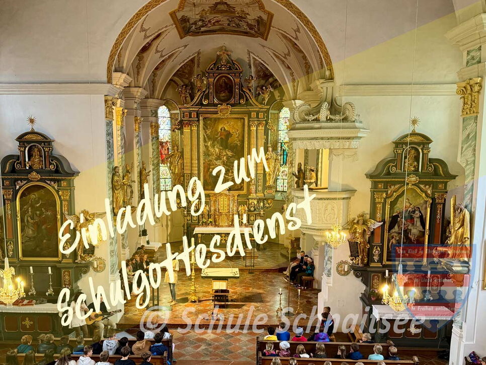 Einladung zum Schulgottesdienst