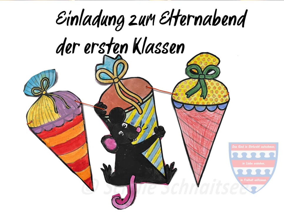 Einladung zum Elternabend für die ersten Klassen